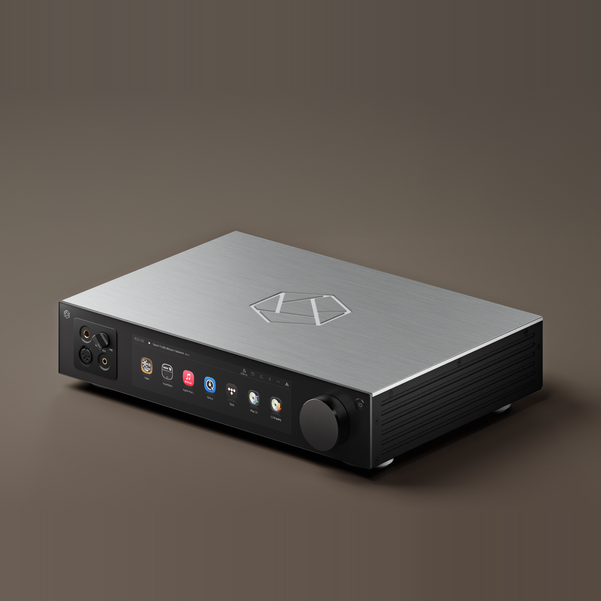 Streamer de rede HiFi Rose RS451, com tela sensível ao toque de 8,8 polegadas e saídas de fone XLR, 4,4 e 6,35 mm