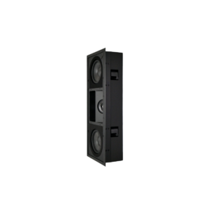 Caixa surround Sonance Reference R1SUR sem grelha, com dois woofers e módulo central