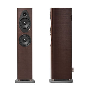 Caixa acustica de piso Sonus faber Sonetto III G2 com acabamento wenge